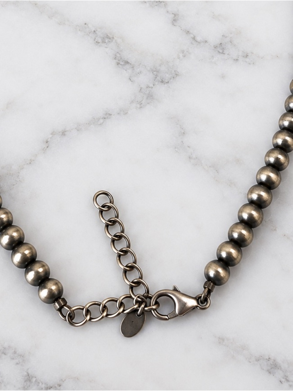 4MM Desert Pearls Sterling Silver - 16 inches with 1 in Extender - Picture 3 of 4